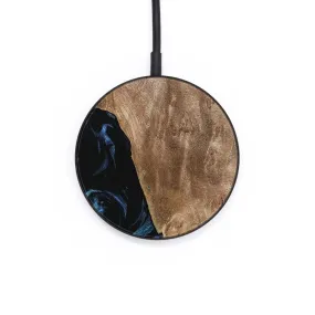 Circle Wood Wireless Charger - Ketan (Blue, 739740)