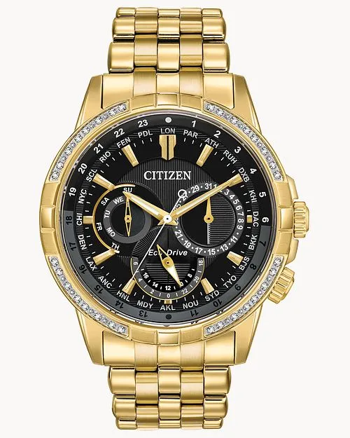 Citizen Calendrier Diamond Bezel Watch BU2082-56E