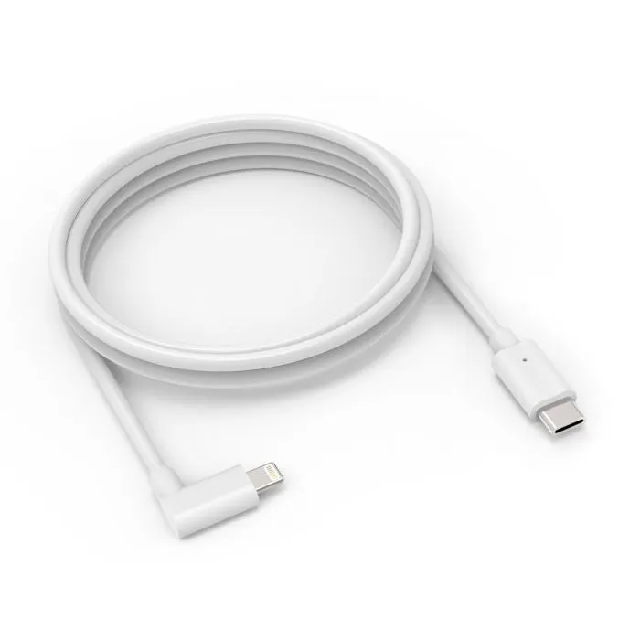 Compulocks 6Ft Usb-C Male To 90 Degree Lightning Charging Cable Right Angle - Lightning Cable - 24 Pin Usb-C Male Straig