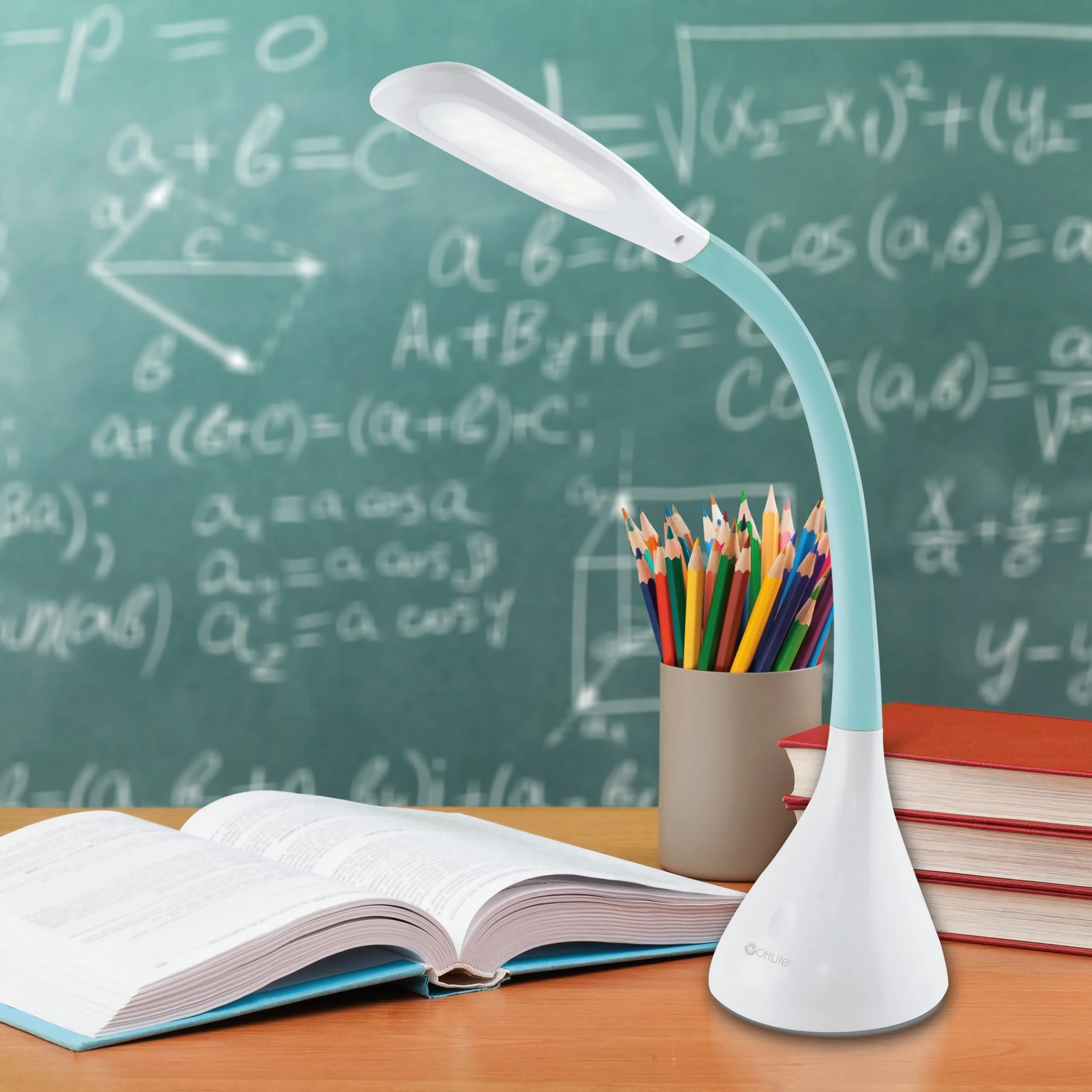 Creative Curves LED Desk Lamp with USB