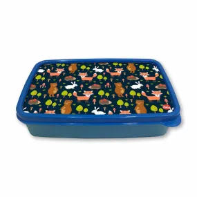 Designer Plastic Lunch Box for School Boy Containers - Fox and Rabbit