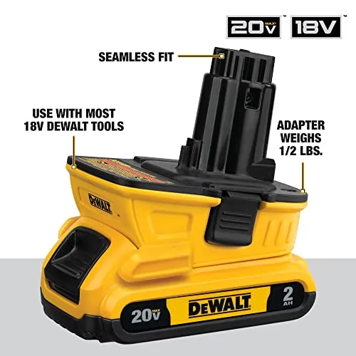 DEWALT 18V to 20V Battery Adapter Kit (DCA2203C)