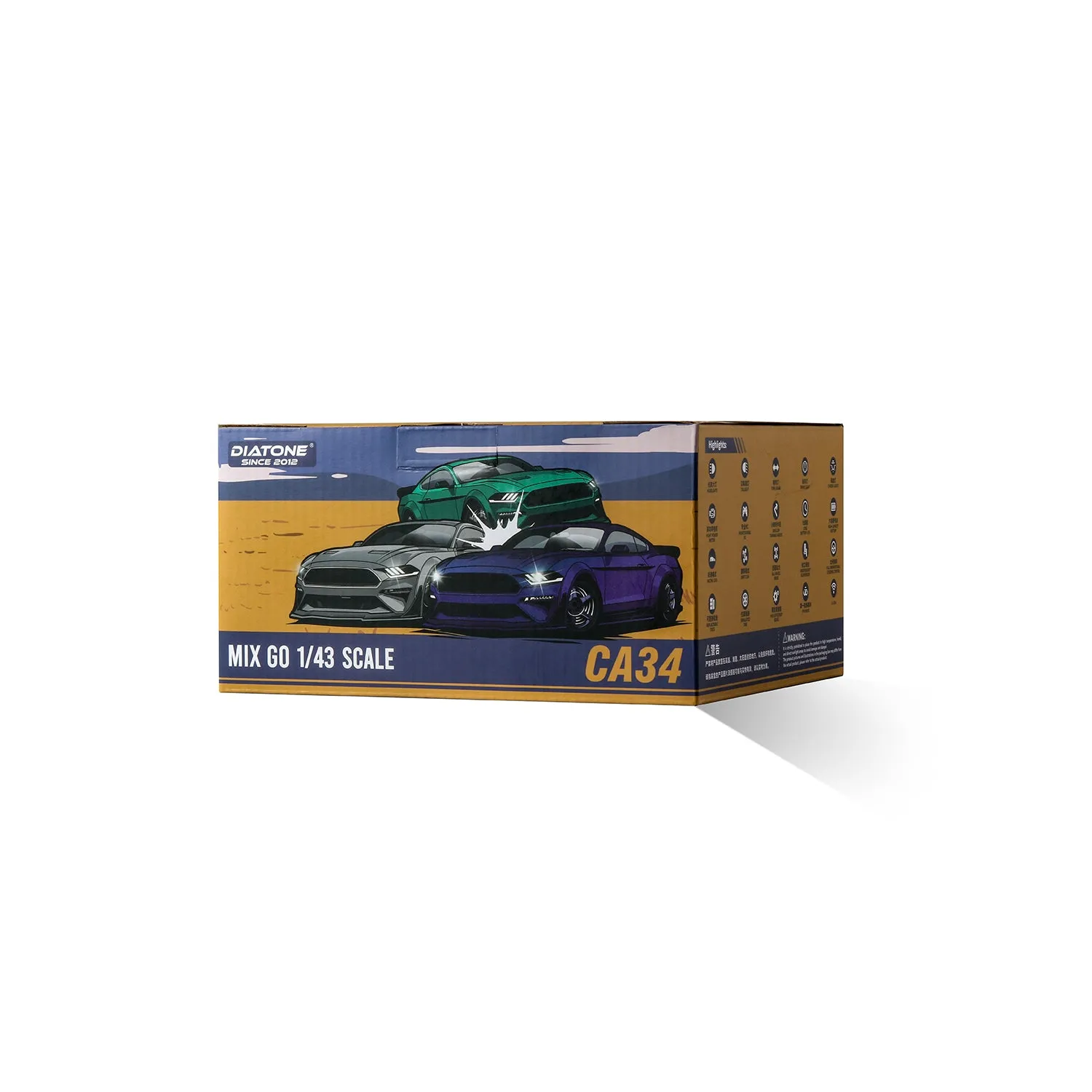 DIATONE & SNT MIX GO 1/43 CA34 FPV AWD RC CAR  (1 - 10 days delivery)