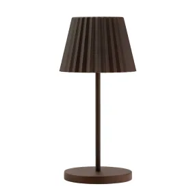 Dominica LED Cordless Lamp 26cm - Cocoa - Pack 6