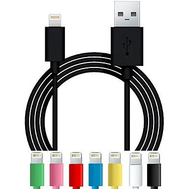 DSB® USB A to 8-Pin Charging Sync Data Cable for iPhone 5/5S/5C/6 iPad mini/Air/Retina (3.3 Feet/1.0 Meter)