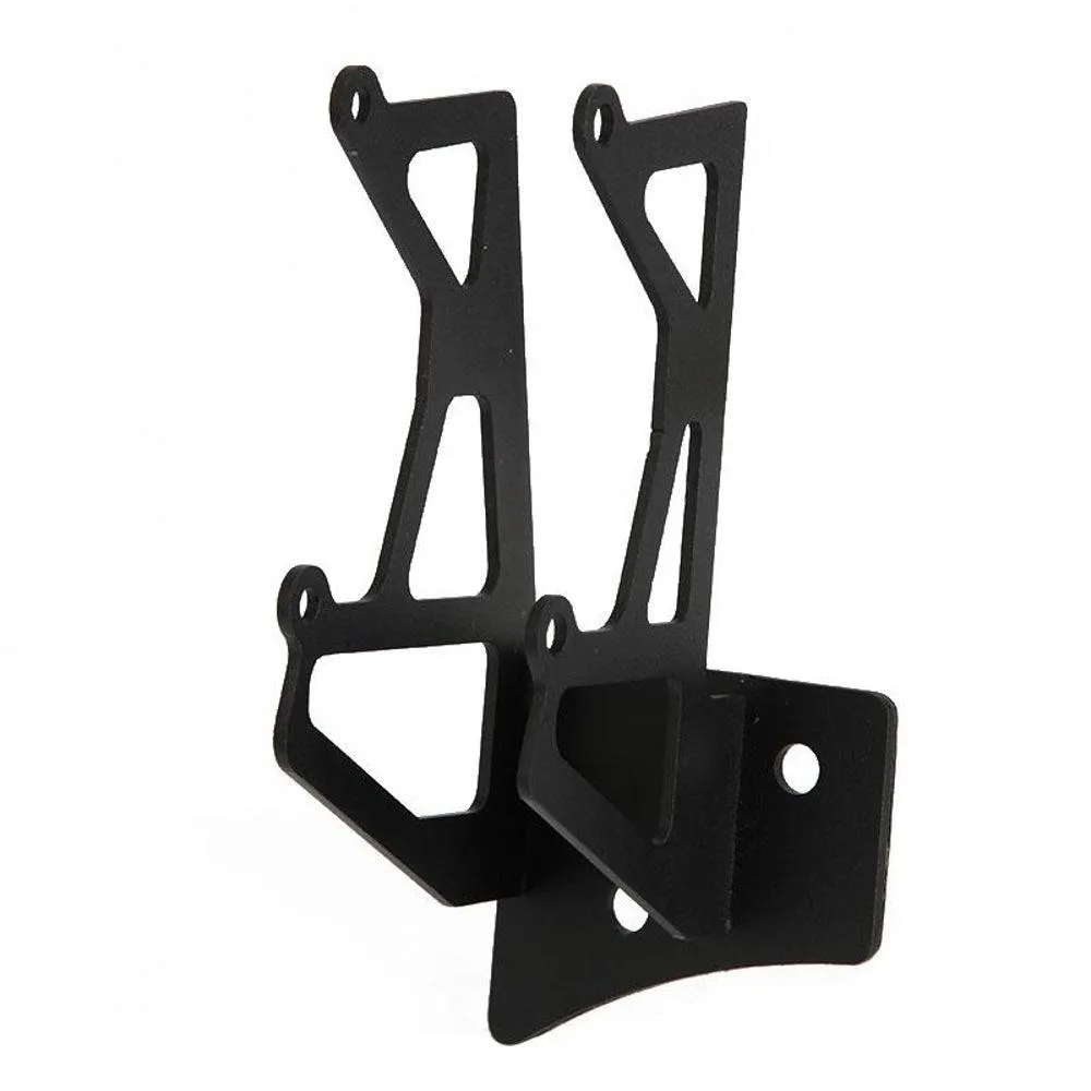 Dual A-Pillar Pods Light Windshield Mount Brackets for Jeep Wrangler 2007-2015