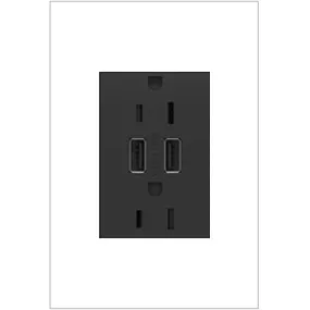 Dual USB Plus-Size Outlet Combo