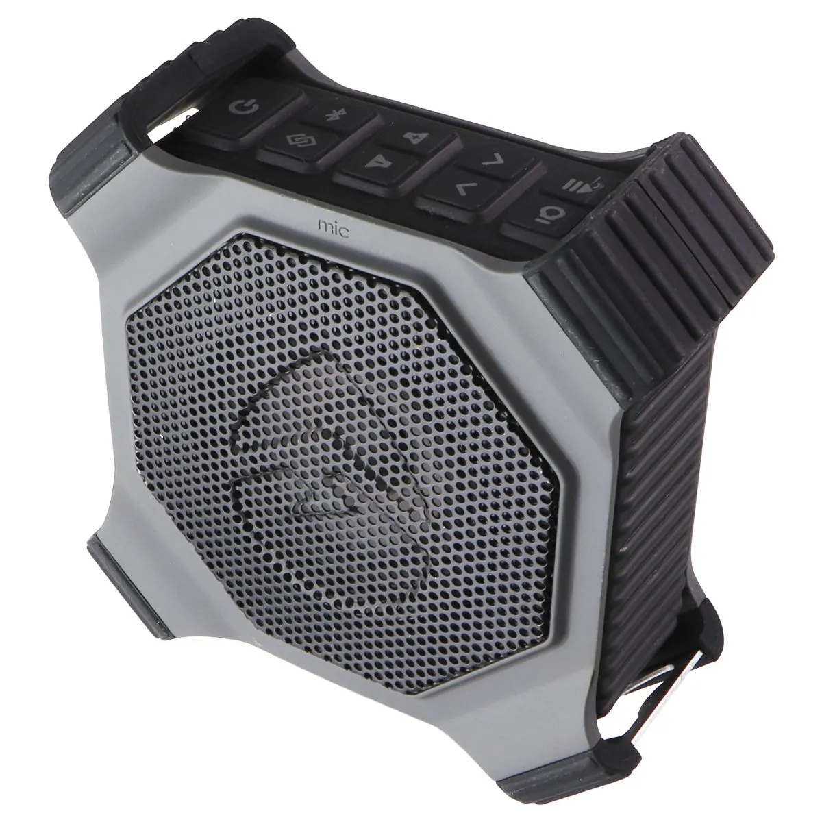 ECOXGEAR EcoEdge  Waterproof Bluetooth LED Lit Speaker - Gray