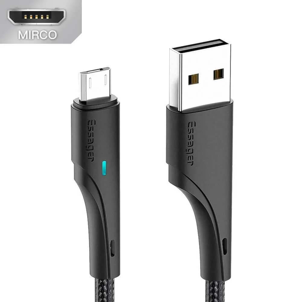 ESSAGER 2.4A Micro USB Fast Charging Cable