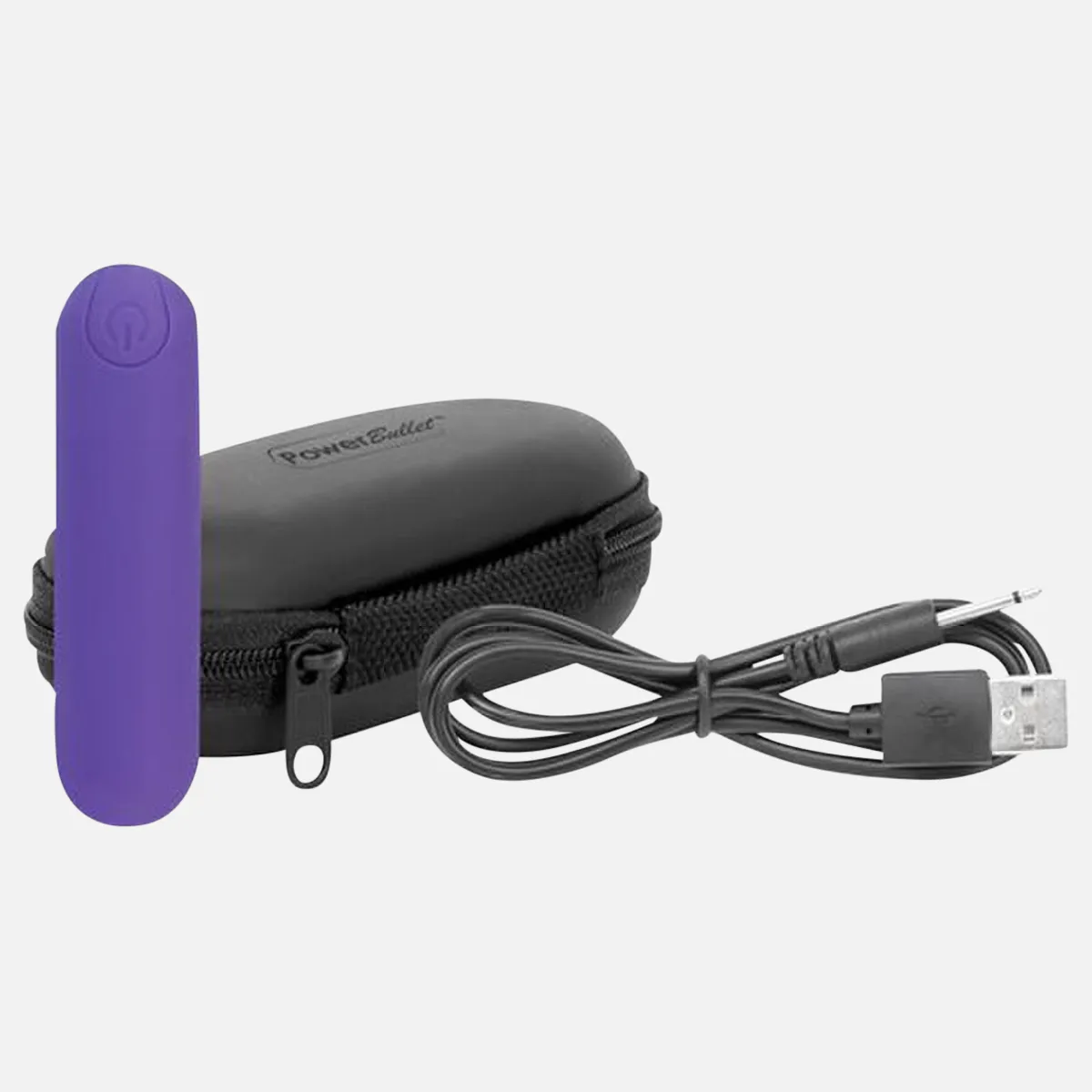 Essential Rechargeable Power Bullet Vibrator - Purple