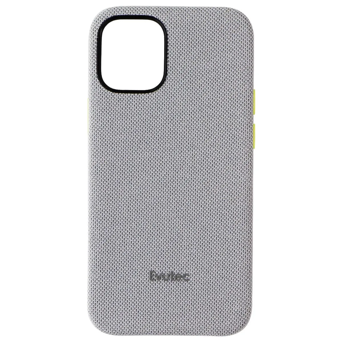 Evutec Rigid Fabric Case for Apple iPhone 12 mini - Gray/Yellow