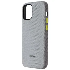 Evutec Rigid Fabric Case for Apple iPhone 12 mini - Gray/Yellow