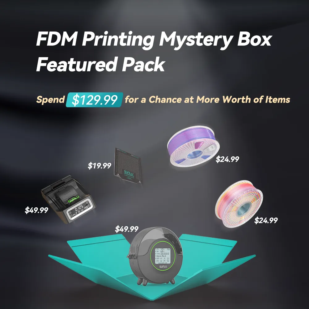 FDM Filament Printing Mystery Box, Unlock the Surprise Mystery Box