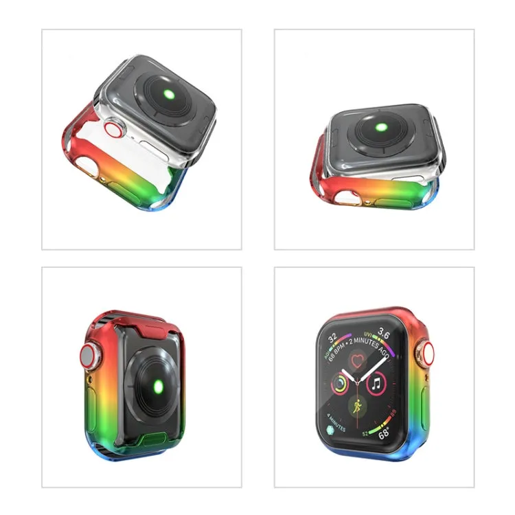 For Apple Watch Series 5 & 4 40mm Gradient All-inclusive TPU Protective Case(D)