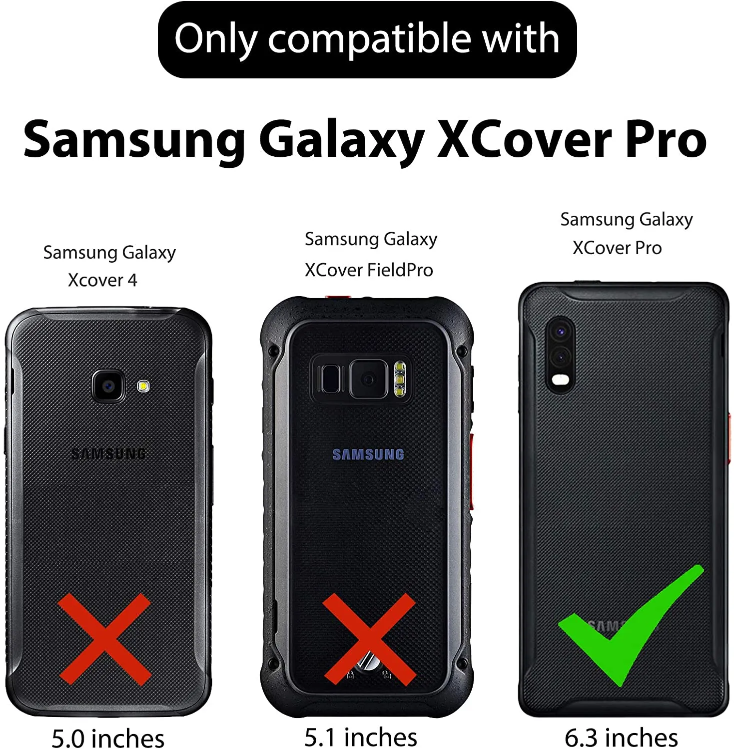 Galaxy Xcover Pro Belt Clip Holster Case