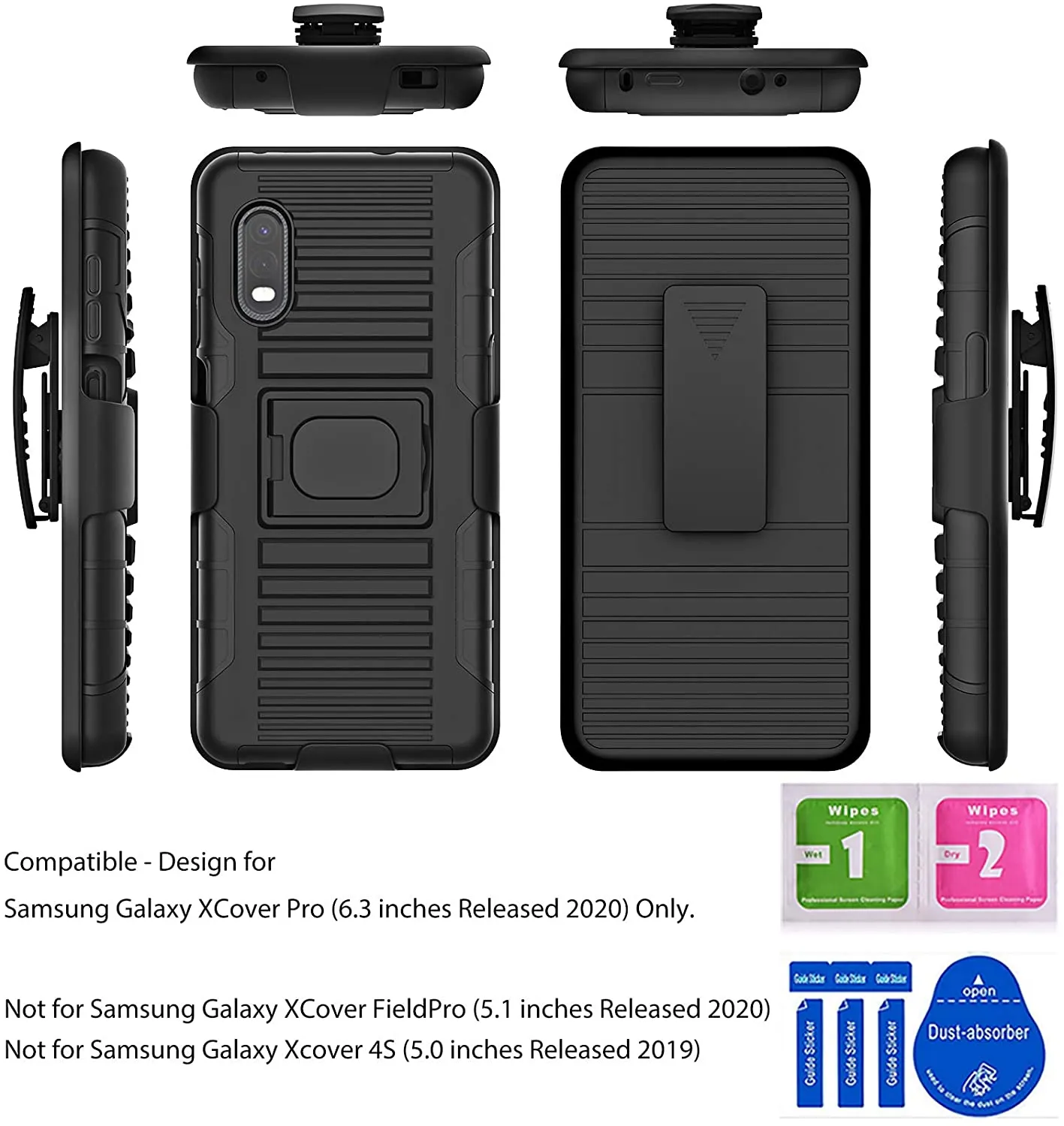 Galaxy Xcover Pro Belt Clip Holster Case