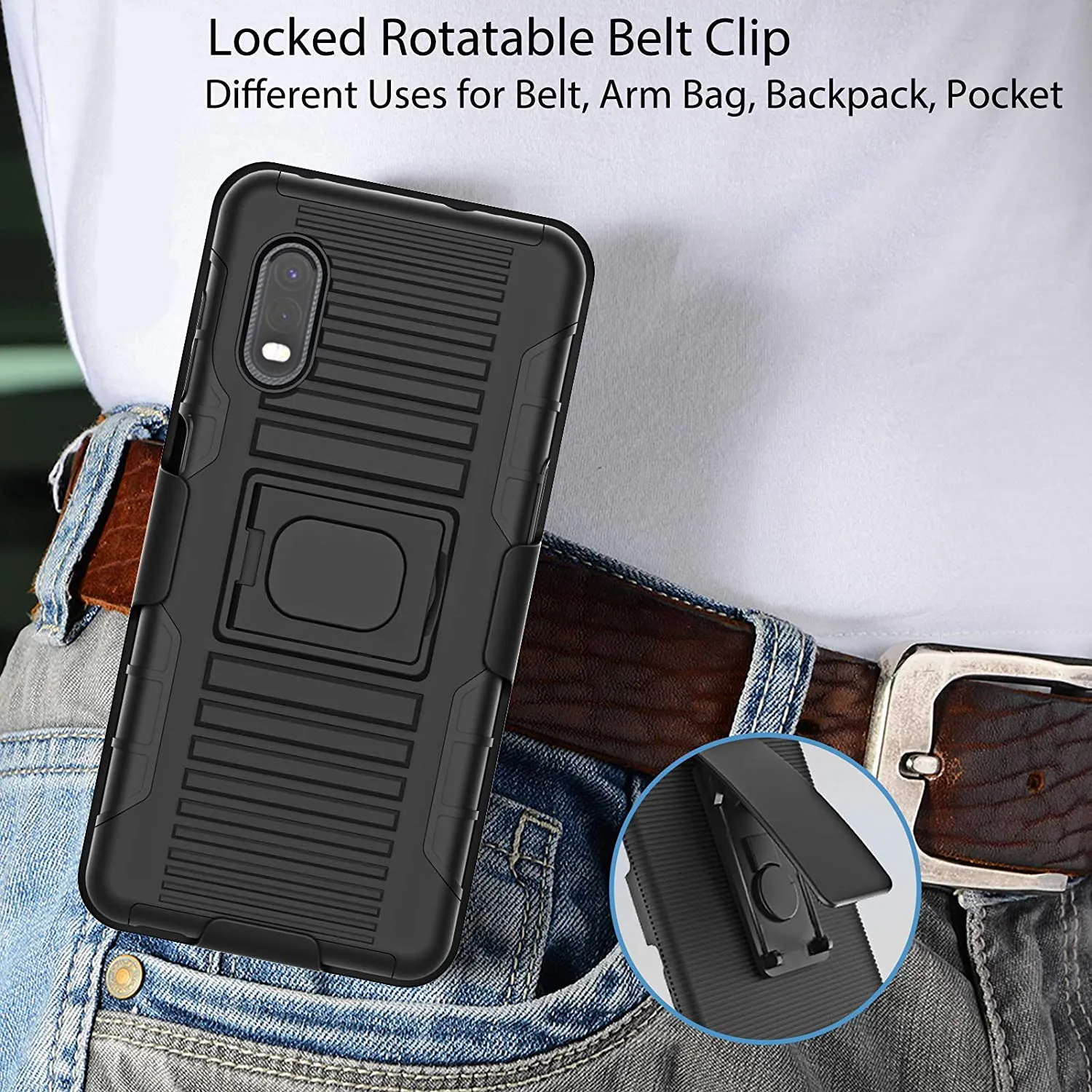 Galaxy Xcover Pro Belt Clip Holster Case