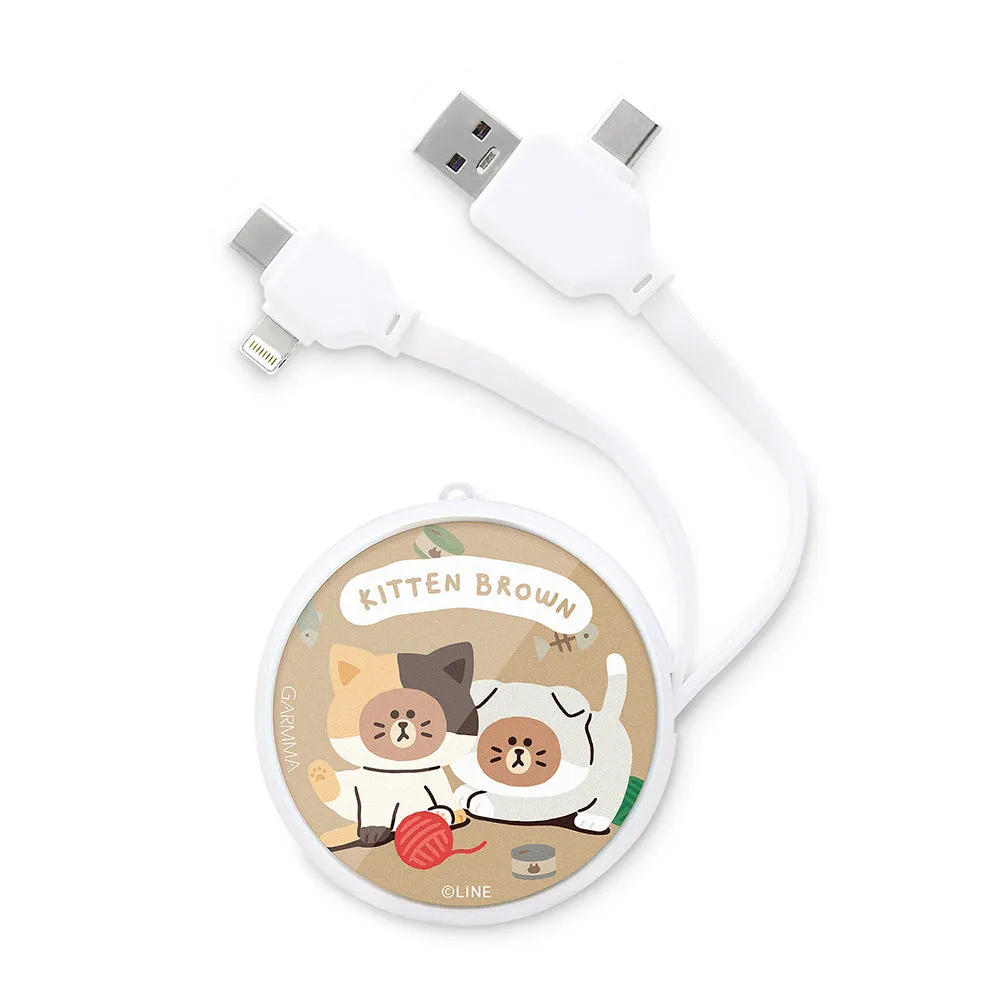 GARMMA Line Friends PD Fast Charge Lightning Type-C Extracted Extension Cable