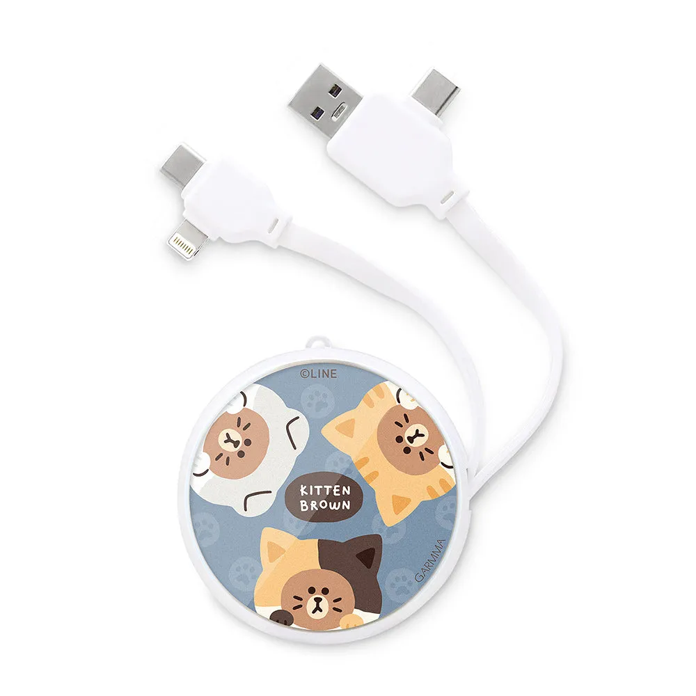 GARMMA Line Friends PD Fast Charge Lightning Type-C Extracted Extension Cable