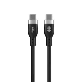 HyperJuice USB-C Silicone Charging Cable (1.5m/5ft) - Black