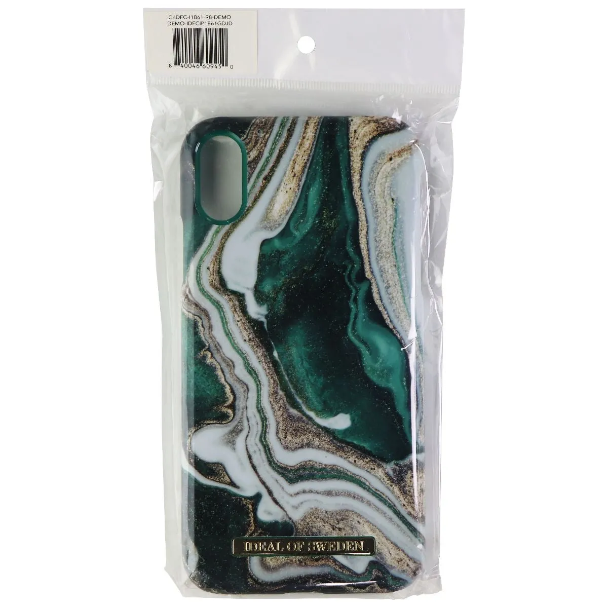 iDeal of Sweden Hard Case for Apple iPhone Xs and X - Golden Jade Marble