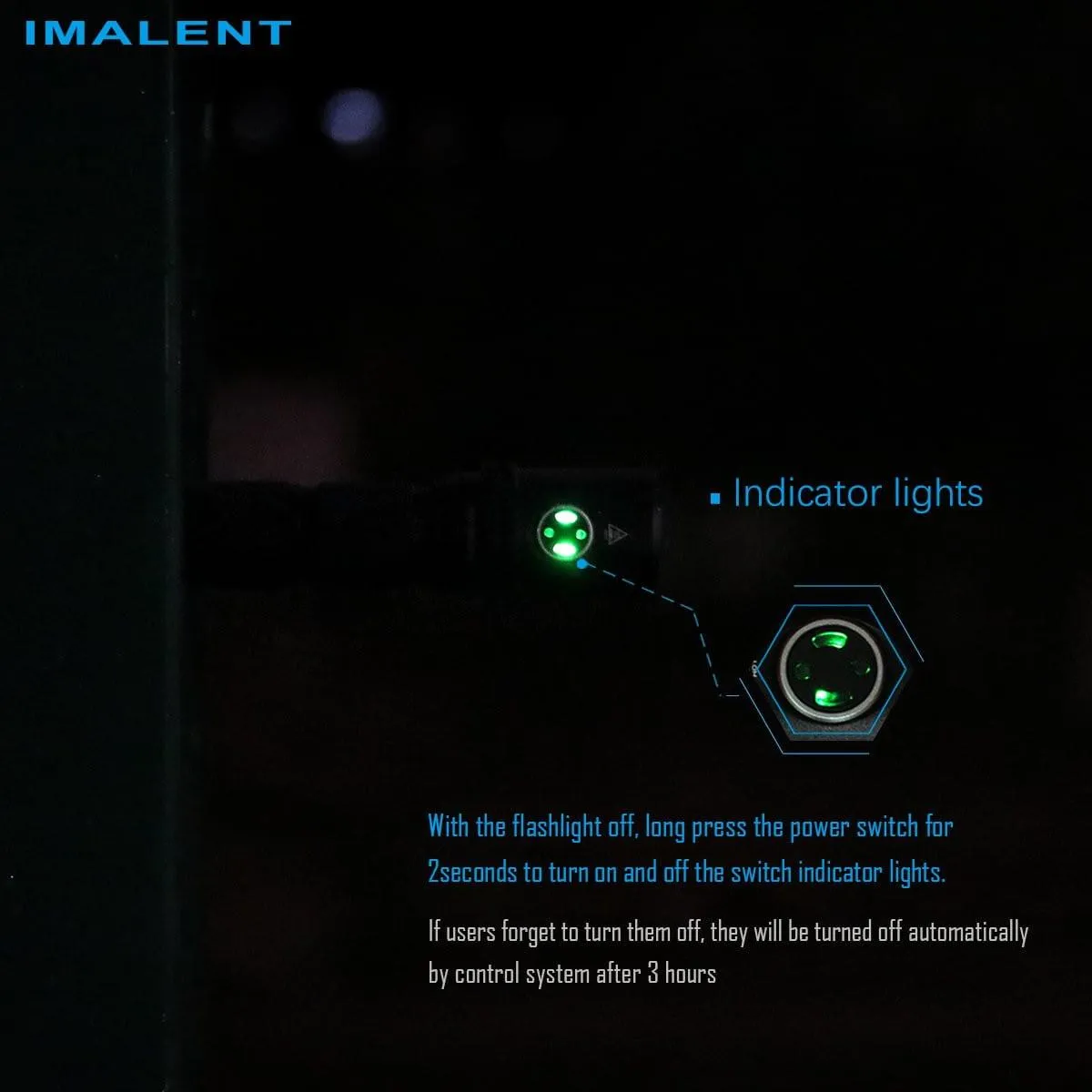 IMALENT DM35 2000 lumen flashlight