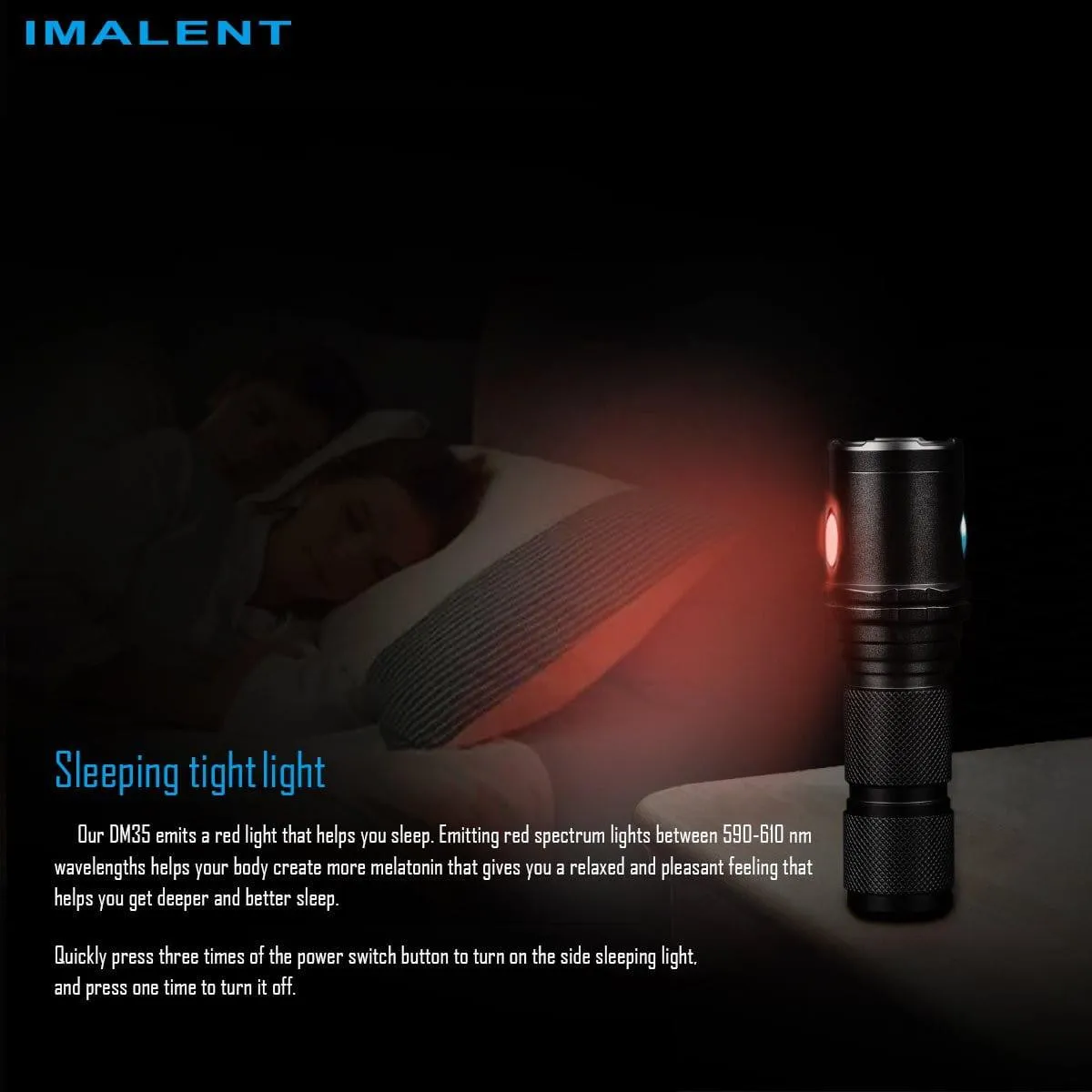 IMALENT DM35 2000 lumen flashlight