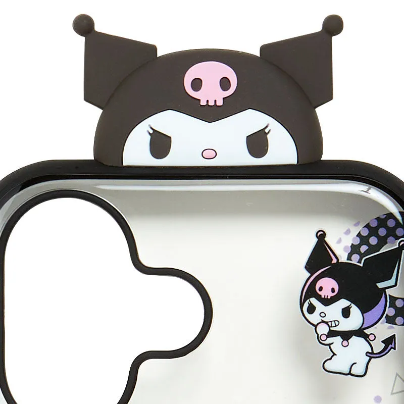 Japan Sanrio - Kuromi Efit Frame Clear iPhone 16 Case