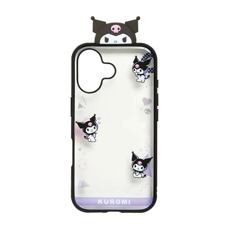 Japan Sanrio - Kuromi Efit Frame Clear iPhone 16 Case