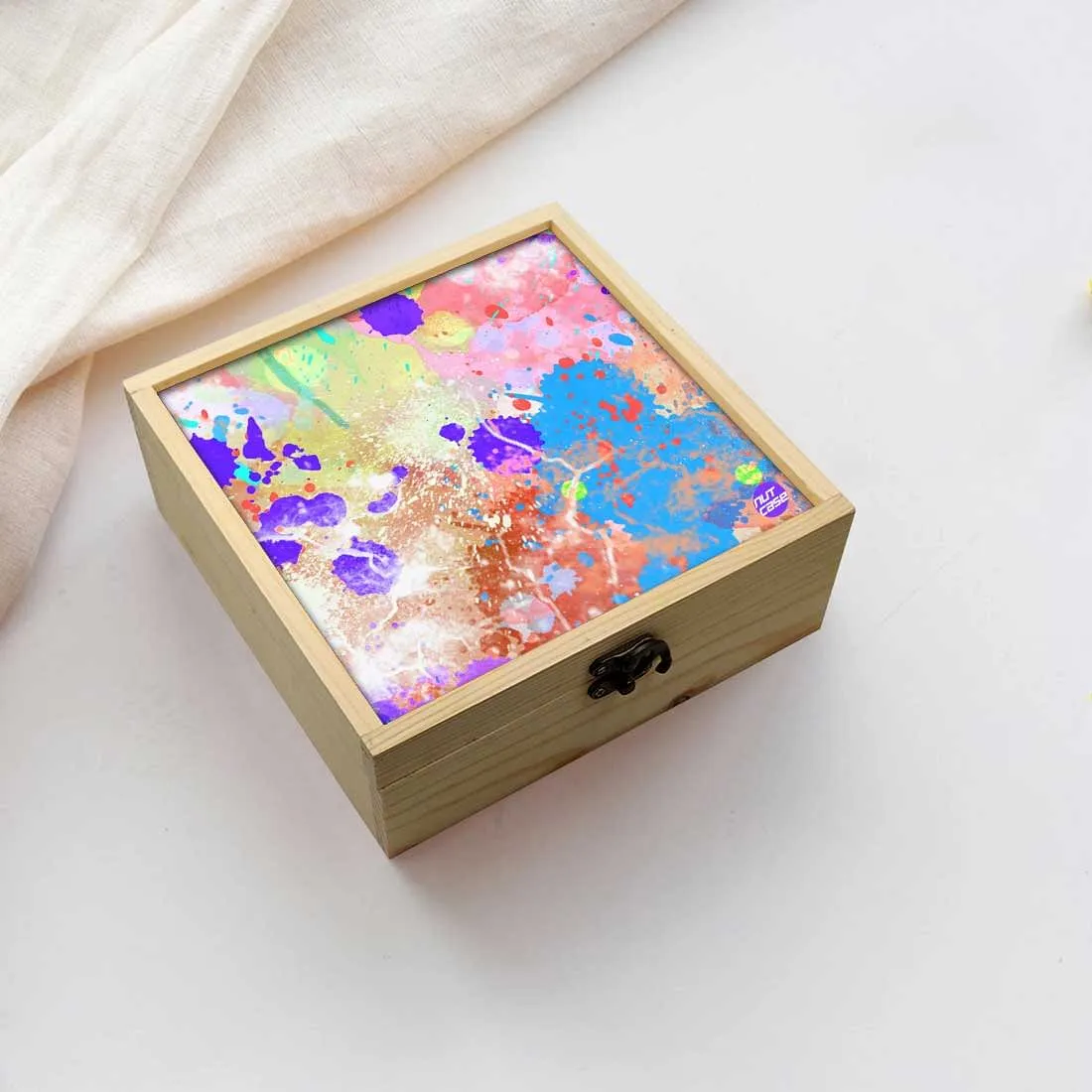 Jewellery Box Makepup Organizer -  Watercolor Paint