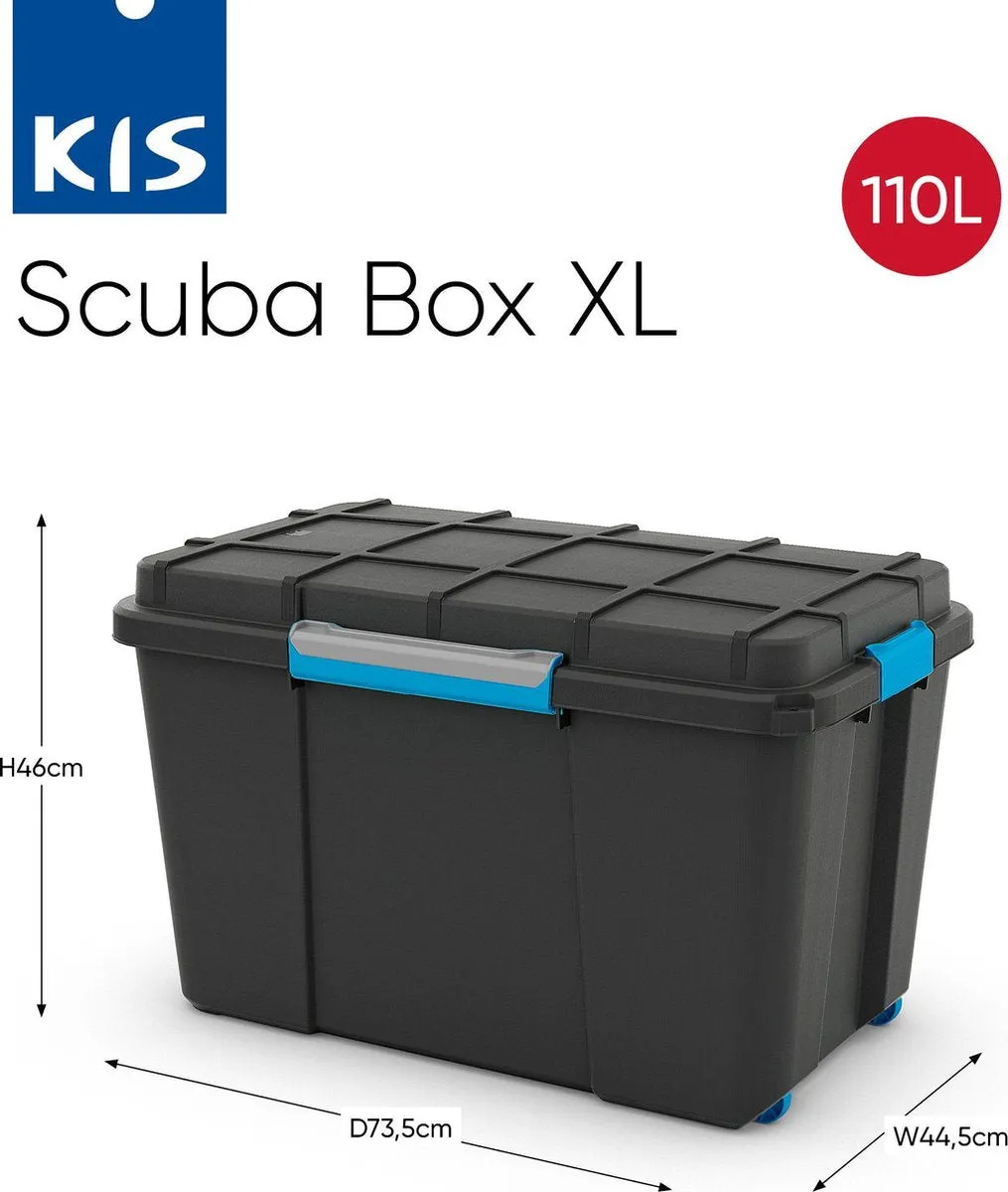 KIS Scuba Box  - Black  (XLarge)