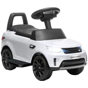 Land Rover Licensed Kids Electric Ride On Car Sliding Car, White