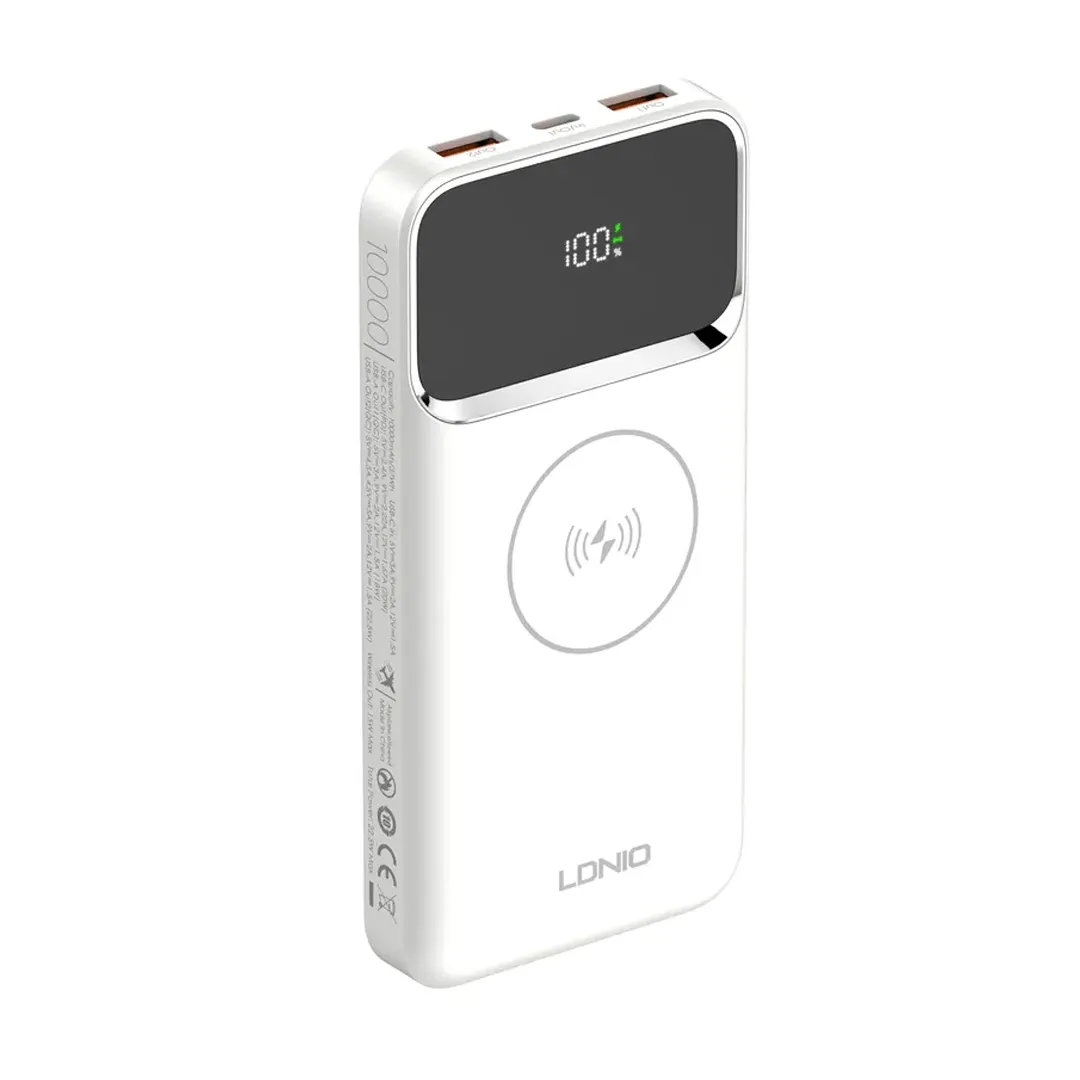 LDNIO 22.5W 10000mah MagSafe Fast Charging Wireless Powerbank