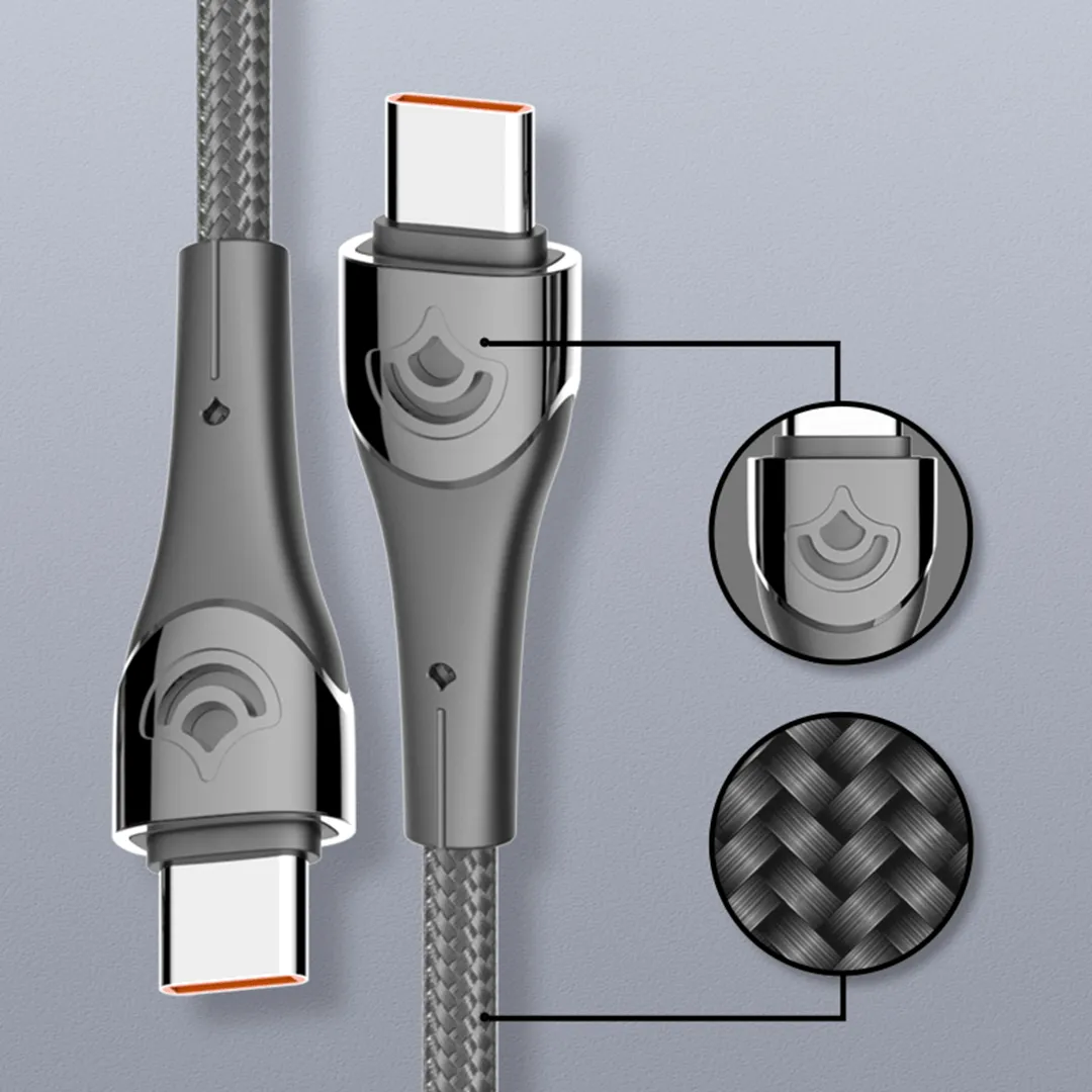 LDNIO 65W USB-C to USB-C PD QC Fast Charging Cable