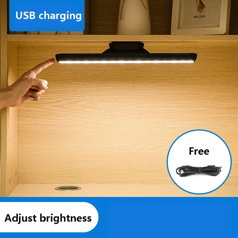 LED Desk Lamp USB Power Stepless Dimming Night lights Read Eye-protect Wireless Touch Desktop Table Lamp Study Bedroom Lighting