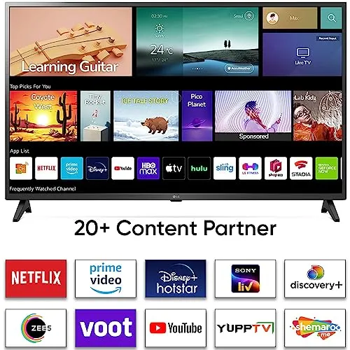 LG 108 cm (43 inches) 4K Ultra HD Smart LED TV 43UQ7550PSF (Ceramic Black)