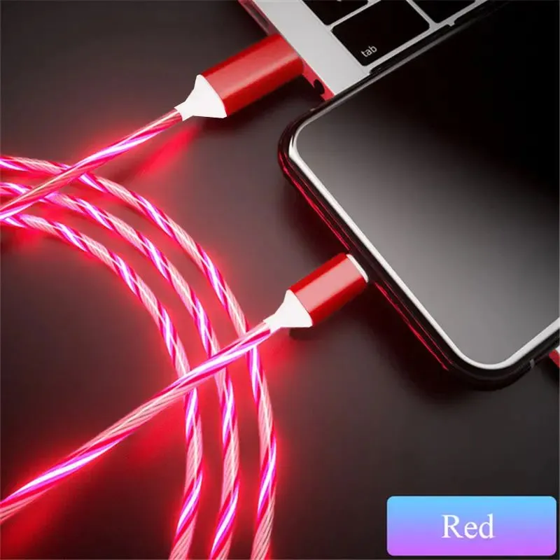 Light Up Your Life: Glowing LED Charging Cables for iPhone & Android!