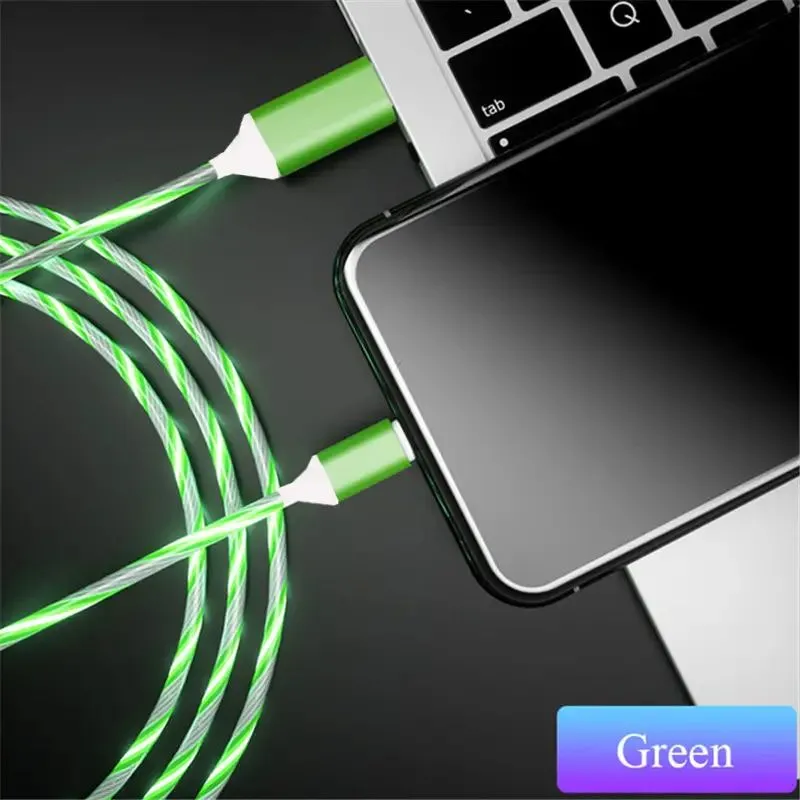 Light Up Your Life: Glowing LED Charging Cables for iPhone & Android!