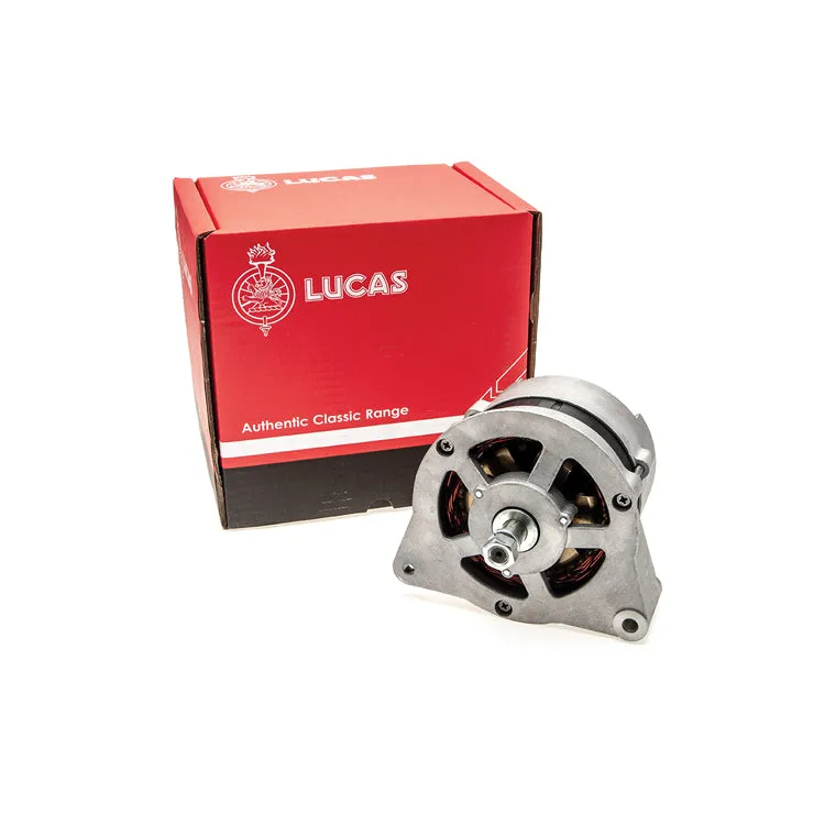 Lucas Alternator 11AC, Uprated self regulating with 70 Amp output.