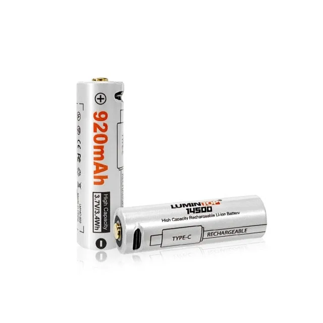 Lumintop 14500 920mAh Button Top Protected Rechargeable Battery