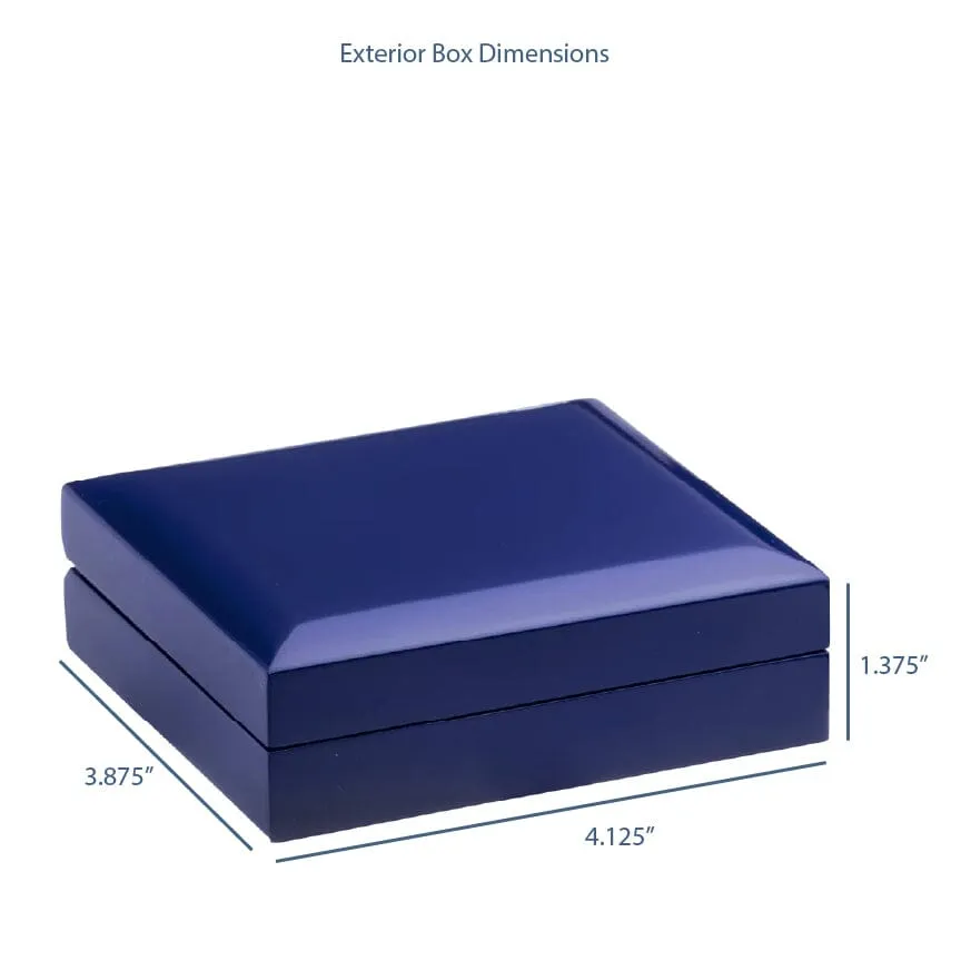 Luxury Wooden Lacquered Flat Pad Box, Imperial Collection