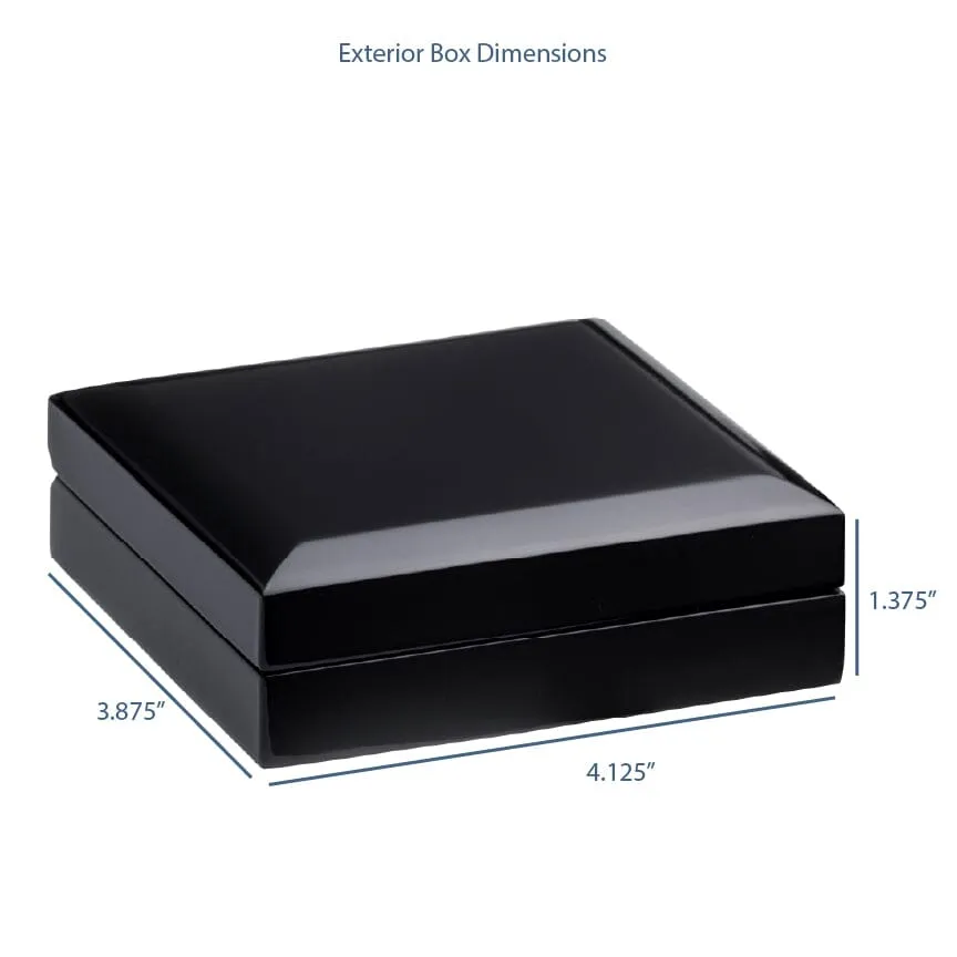 Luxury Wooden Lacquered Flat Pad Box, Imperial Collection