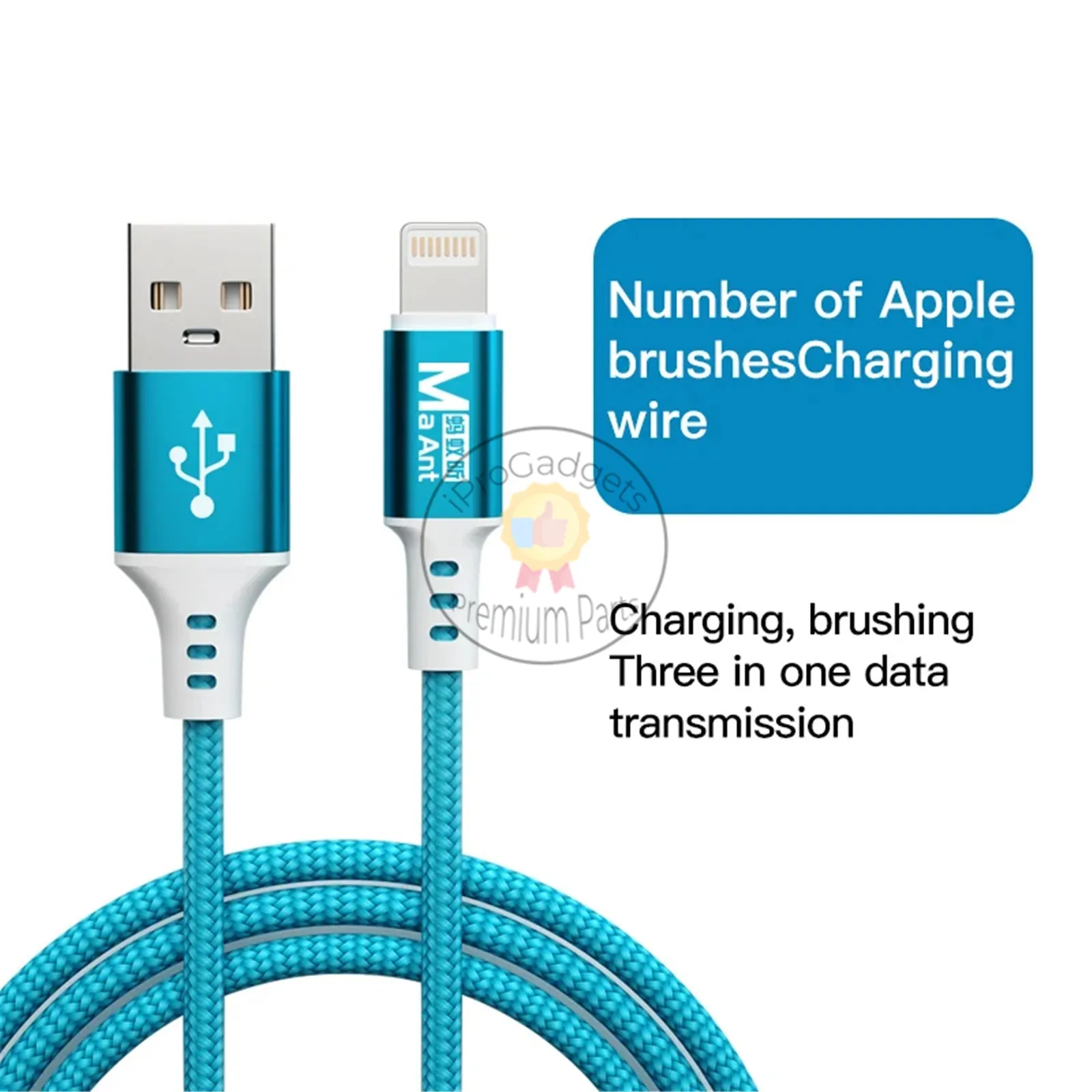 MaAnt 3-In-1 USB Data Flashing Charging Cable No Need To Change The Cable Flashing Automatic Recovery Mode