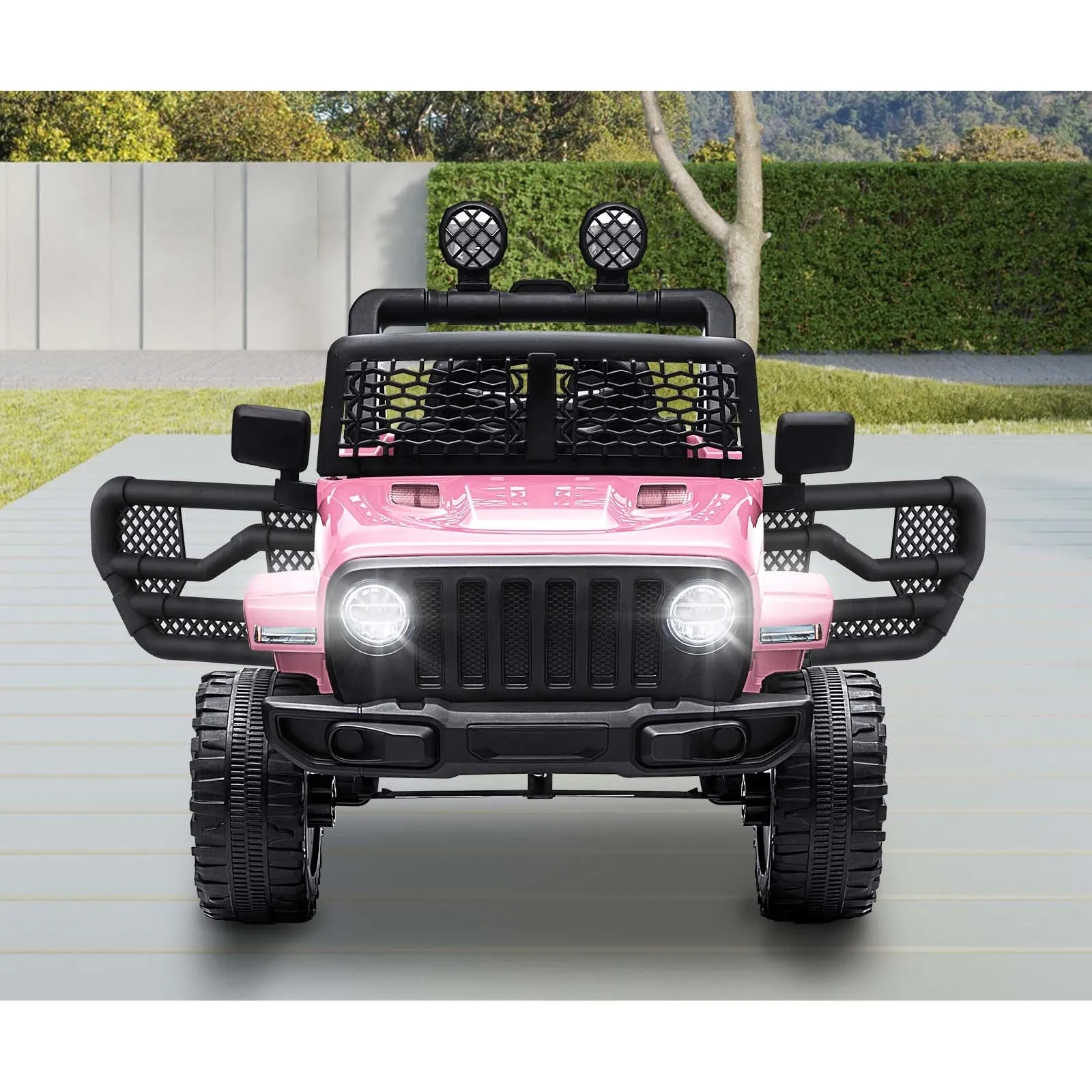 Mazam Kids Ride On Car Jeep Electric Vehicle Toy Remote Cars Gift 12V LED Light