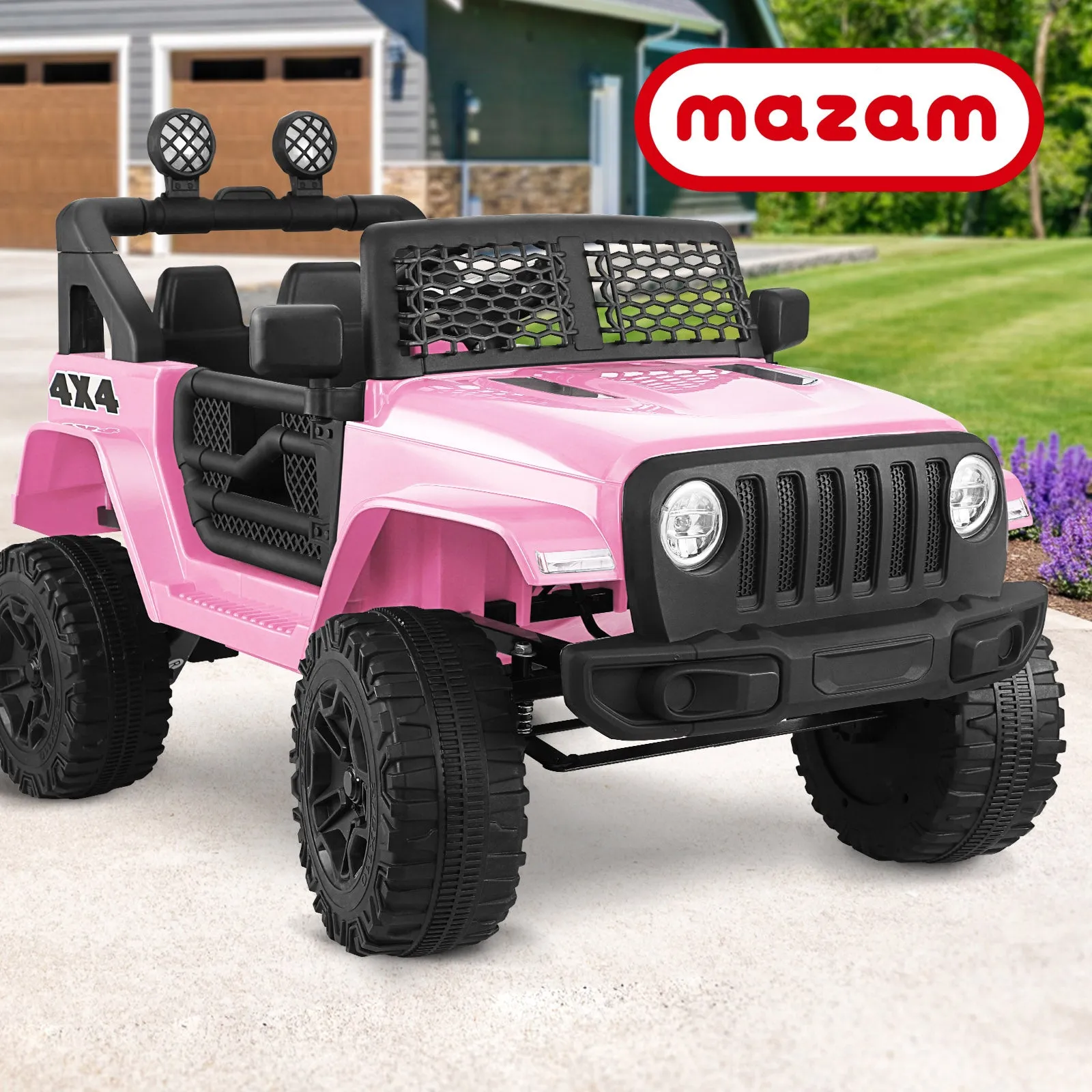 Mazam Kids Ride On Car Jeep Electric Vehicle Toy Remote Cars Gift 12V LED Light