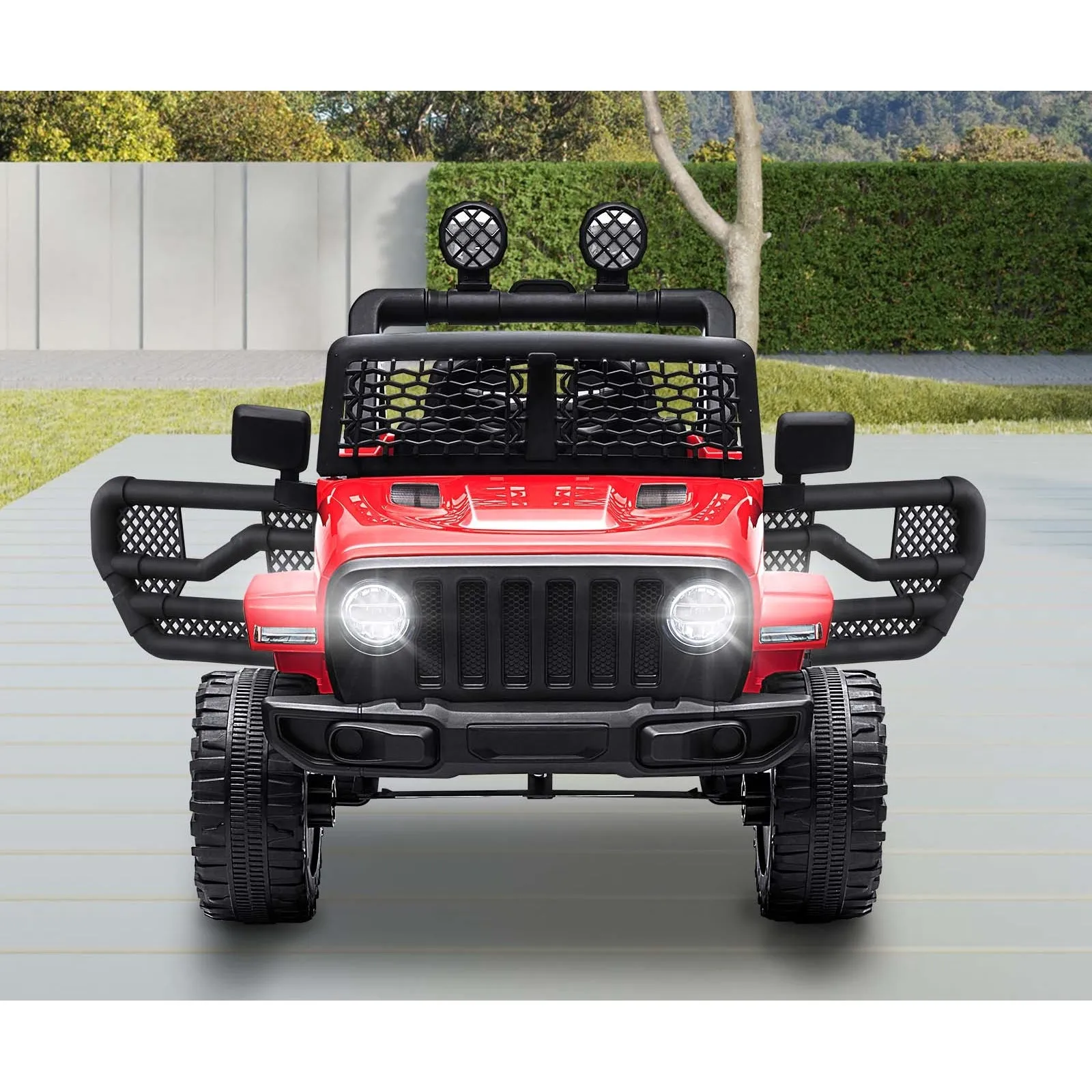 Mazam Ride On Car Electric Jeep Toy Remote Cars Kids Gift MP3 LED lights 12V