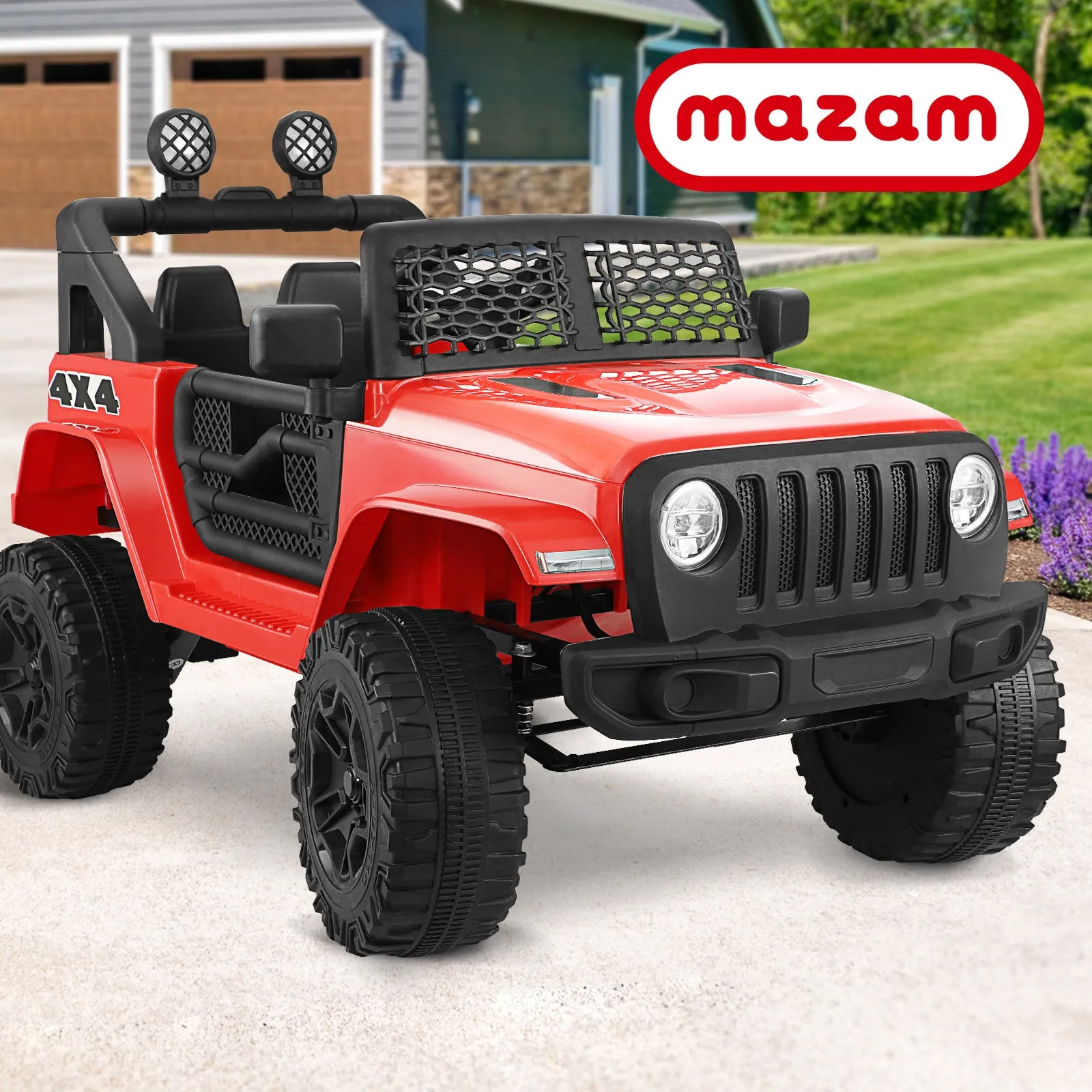 Mazam Ride On Car Electric Jeep Toy Remote Cars Kids Gift MP3 LED lights 12V