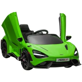 McLaren 765LT Licensed 12V Kids Ride on Car w/ MP3 Music Green