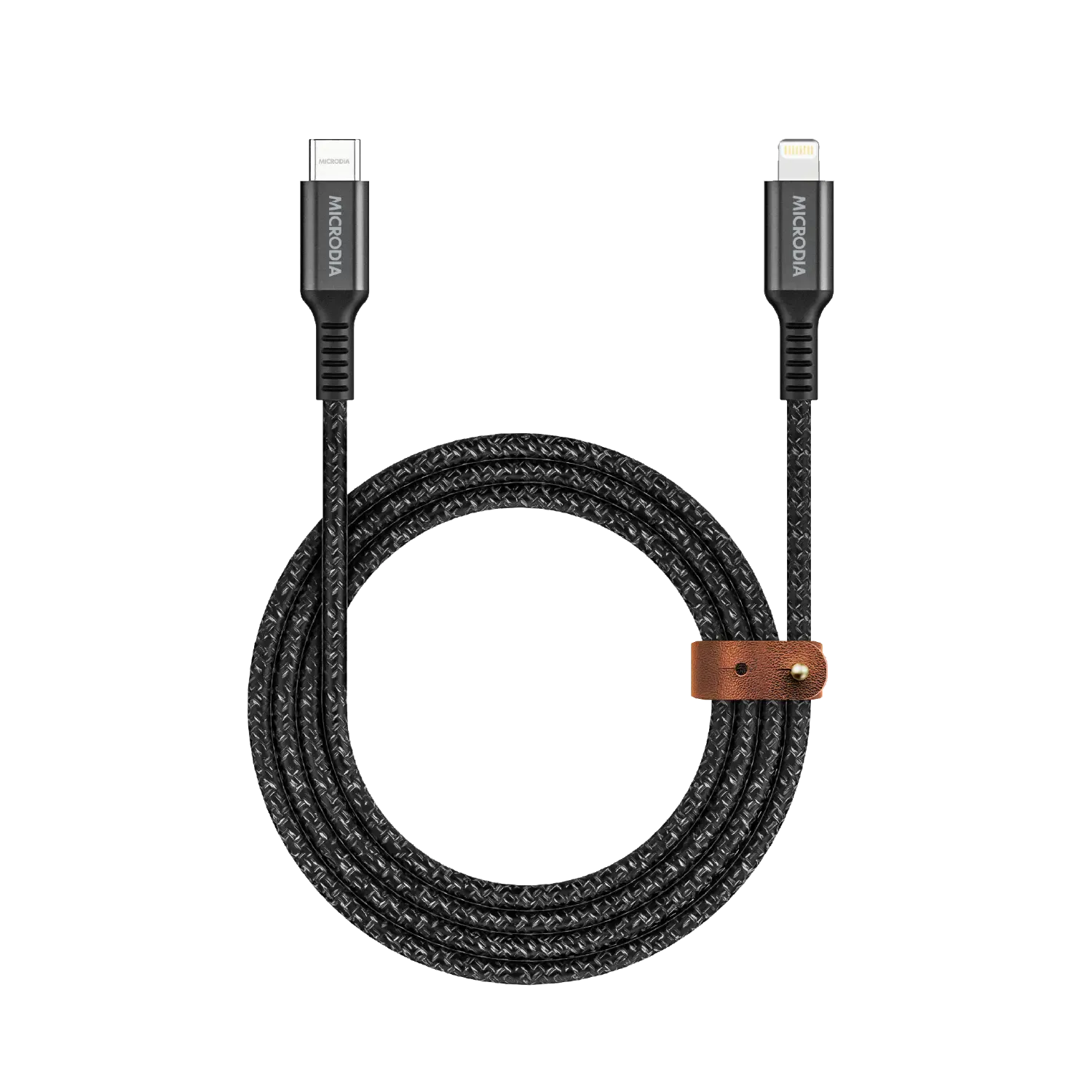 MICRODIA ExeCable™ Tweed PD60W 1.3M USB-C to Lightning Charge & Sync Cable