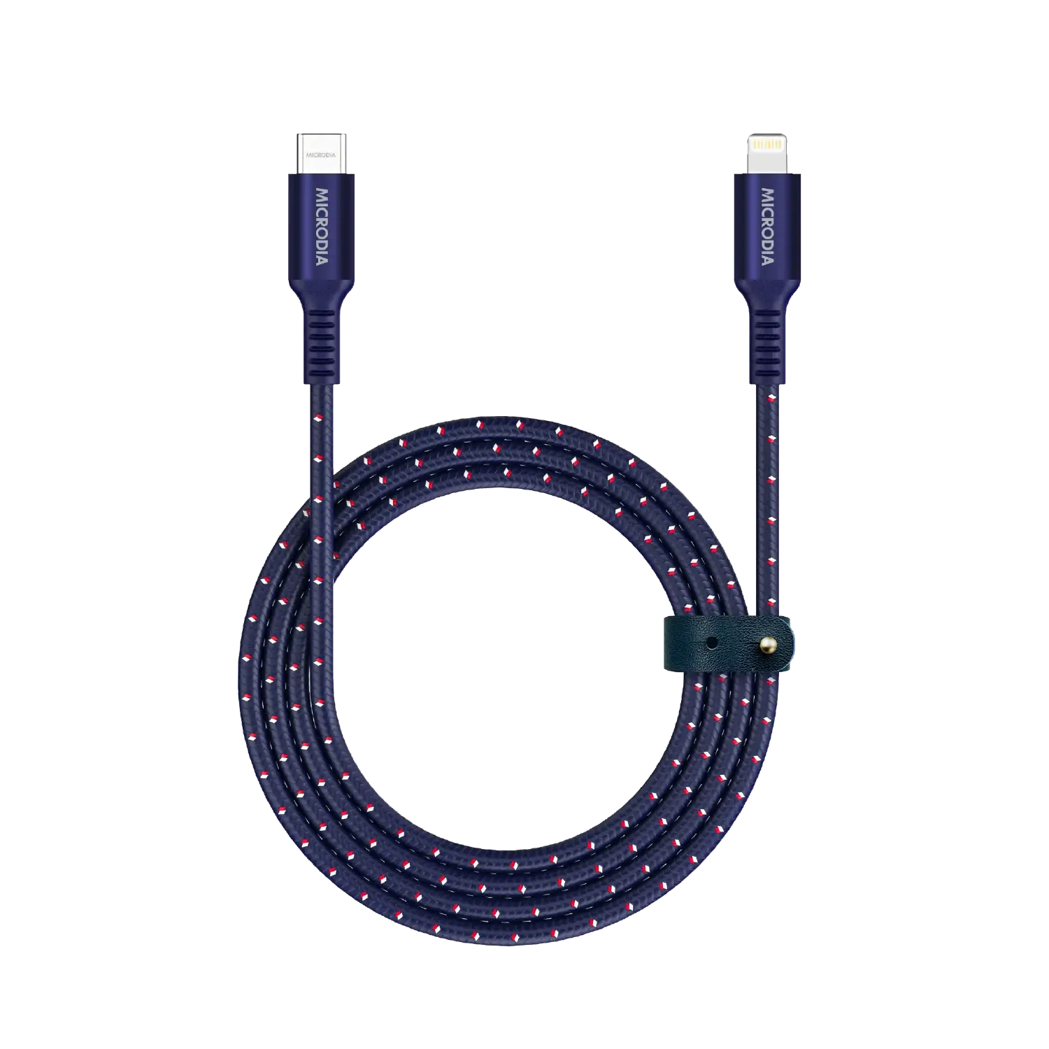 MICRODIA ExeCable™ Tweed PD60W 1.3M USB-C to Lightning Charge & Sync Cable